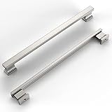 9BUILD 6 Pack 9 Inch Kitchen Cabinet Handles Brushed Satin Nickel Cabinet Pulls Kitchen Cabinet Hard