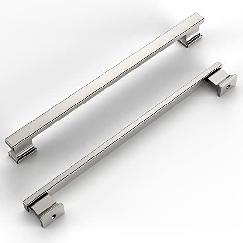 Poignées de cuisine 25,4 cm nickel brossé 9BUILD idéal rénovation maison