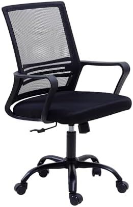 Sedia Da Ufficio In Rete Ergonomica – Regolabile In Altezza, Braccioli Ribaltabili, Supporto Lombare, Ruote Girevoli, Portata 113kg - 4