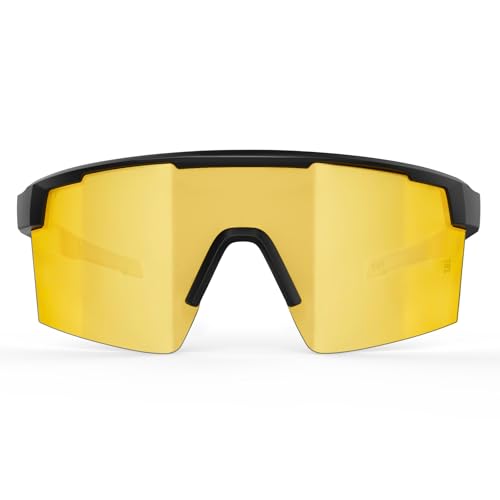 Image of WISTON XL Z87 Sunglasses for Big Wide Heads Men Women,TR90 Ultralight UV400 Protection Sun Glasses Z8224