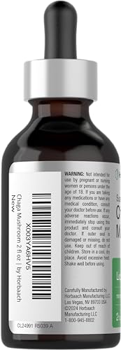 Horbäach Chaga Mushroom Liquid Extract | 2 Fl Oz | Vegetarian Tincture | Alcohol Free | Non-GMO, Gluten Free - Image 4