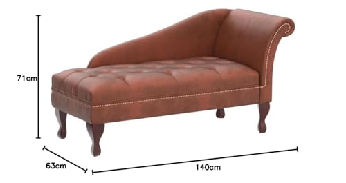 Image of Velvet Luxury Box Storage Couch 140 x 63 x 71 cm (Black Leathratte)