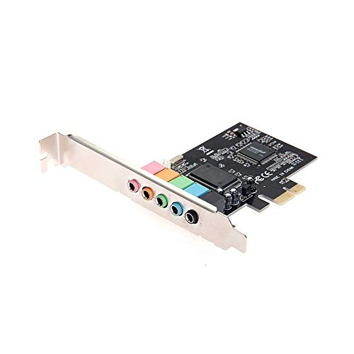 PCI-E Express 6 Channel 5.1 CMI8738 Audio Sound Card PC Computer Compatible Ordinary Sound Card Extension Card for Windows