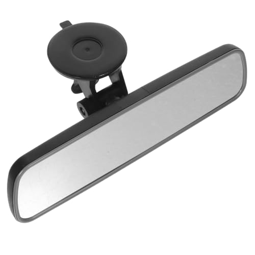 WDJRUIRUI 1 Unidad Espejo Retrovisor Interior para Nissan Juke 2 (II) I 2019-2024, Cristal de Alta Definición Gran Angular con Ventosa Estable y Marco de ABS Negro