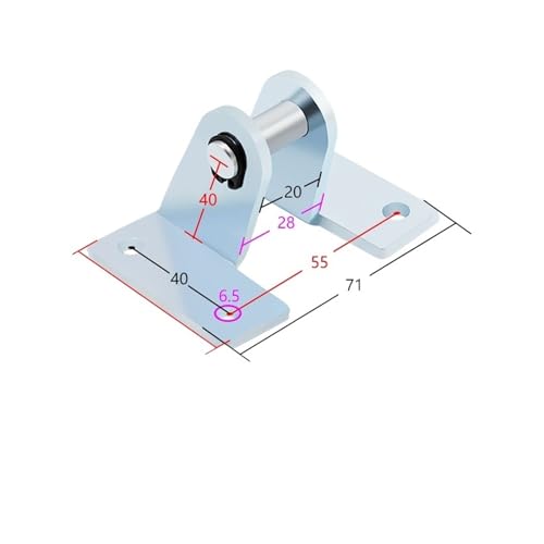 Fixation mini cylindre MAL-LB robuste avec joint type Y et bride FA - 7