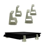 Onyehn 4pcs Horizontal Version Anti-Skid Heightening Bracket for PS4 Slim Console Cooling Legs Stand