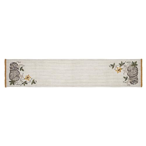 VHC-Brands-Autumn-Pumpkin-Patch-Stripes-Table-Runner-12×60-Kitchen-Dining-Table-Holiday-Decoration-Decor-for-Fall-and-Thanksgiving VHC Brands Autumn Pumpkin Patch Stripes Table Runner 12×60 Kitchen Dining Table Holiday Decoration Decor for Fall and Thanksgiving