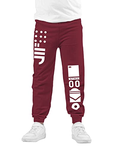 Image of KYDA KIDS 100% Cotton Track Pants for Boys | Premium Printed Soft Single Jersey Fabric | Elastic Waist Loose Fit Summer Full Length with Rib Hem (Pack of 3)