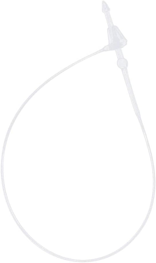 bnf® White PVC Hanging Tag String Snap Lock Fastener Retail Supplies-8cm|Home & Garden | Greeting Cards & Party Supply |Other | 1000xPVC Hang Tag Strings