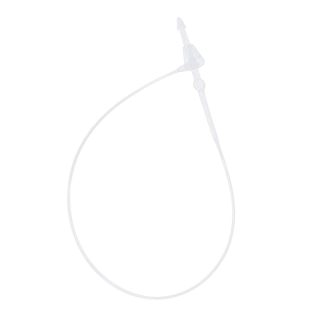 bnf® White PVC Hanging Tag String Snap Lock Fastener Retail Supplies-8cm|Home & Garden | Greeting Cards & Party Supply |Other | 1000xPVC Hang Tag Strings