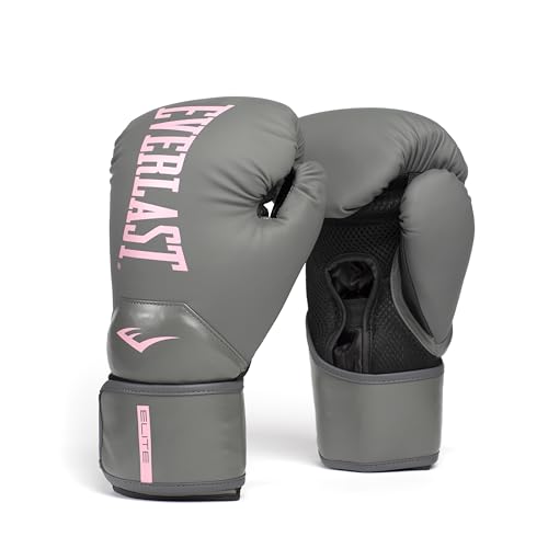 Everlast Elite 2 Boxing Gloves – Secure Fit, Impact Absorption, Breathable, Wrist Support, Splint-Style Foam – Adult Size, Great for Boxing, Sparring, Heavy Bag Workouts, Mitt Work by Everlast - Used condition - CA$35.51