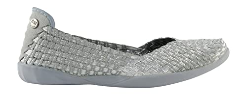 Image of Bernie Mev Catwalk Women's Stretch Woven Slip On Flat Shoes for Women
