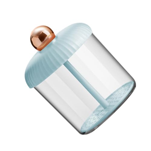 Healvian Botella Espumosa Tónico De Piel Con Leche Húmedo Agente De Mudanzas Equipo Malvavisco Buque De Vapor Fabricante De Espuma Limpiadora Facial Dispensador De Espuma Agua Gel Abs Blue