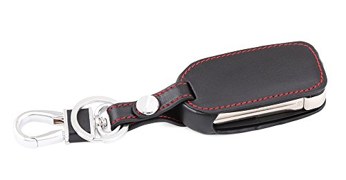 9 Moon® Leather Luminous Car Key Cover Case For Volkswagen Vw Polo Passat B5 B6 Golf 4 5 6 Jetta Mk6 Tiguan Gol Crossfox Plus Eos Scirocco Beetle #TOP4