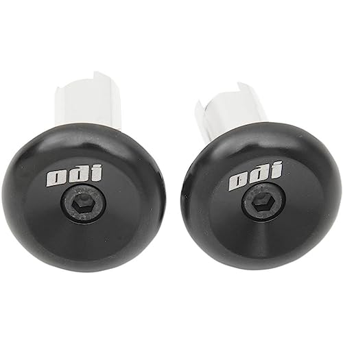 ODI Bar End Plugs Anodized Black Aluminum 1 Pair
