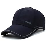 LISHIHE Baseball Cap Herren Sommer Schnelltrocknend Leicht,Damen-Baseballkappe Atmungsaktiv Mit Reflektierenden Streifen,schildmütze Herren Sonnenschutz für Outdoor, Wandern, Laufen, Alltag