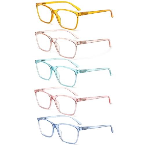 Image of SIGVAN Ladies Reading Glasses Blue Light Blocking Spring Hinge Fashion Pattern Print Eyeglasses for Women