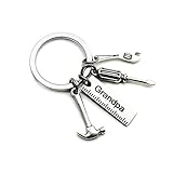 💖 [Cadeau parfait]: Des mots significatifs sont gravés sur le porte-clés. C'est un excellent cadeau pour la famille et les amis pour les anniversaires, Noël, les fêtes de famille ou à tout moment de l'année.