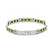 In Season Jewelry Stainless Steel Link Wristband Inside Babalawo Unisex Santeria Orula Bracelet 8"
