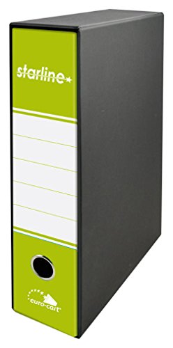 Euro-Cart RLP8BLU - Archivador con mecanismo de palanca, color verde lima Formato b. 28,5 x h. 34,3 x dorso 8 cm