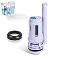 3-Inch Dual Flush Valve Replacement Kit for 2-Piece Toilets, Universal Toilet Flusher Replacement Kit with Gasket, Compatible with Glacier Bay, Kohler, American Standard, and Toto