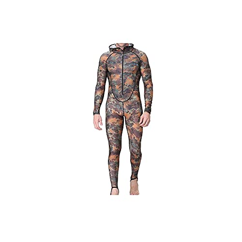 Windmilne Traje de Neopreno para Hombre, Traje de Neopreno Ajustado, el Nuevo Traje de Camuflaje para Hombre, Ideal para Buceo Libre, Pesca y natación (Color único, Talla L).