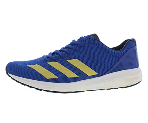 adidas Ultraboost Mens Shoes Size 11.5, Color: Blue/Gold