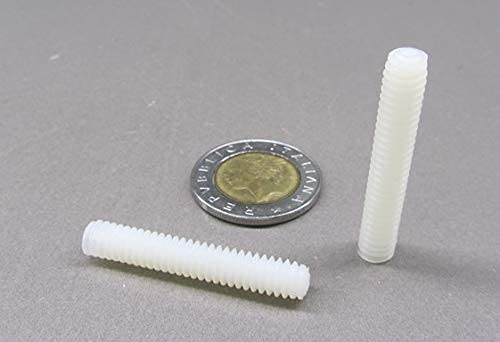 Nylon Flat Tip Set Screws Natural 1/4