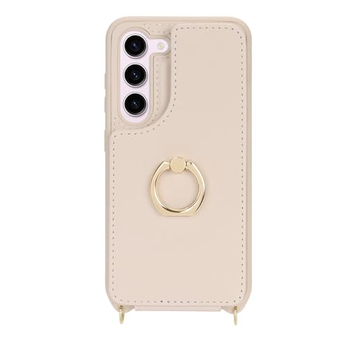Lipvina for Samsung Galaxy S23 Case with Strap,Beige by Lipvina - Used condition - Image 6