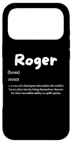 Roger Definition ���O����J�X�^���R�X�`���[�� ���W���[�X�p �X�}�z�P�[�X iPhone 17 Pro Max �p
