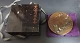 京都茶道家の収集品5 江戸時代中期小川破笠(卯観子笠翁)作 笠翁細工 高蒔絵に螺象嵌 山水 共箱 唐物骨董 古玩 古美術品