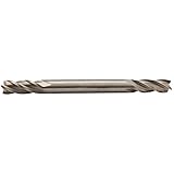HHIP 5831-0031 4 Flute Mini High Speed Steel Double End Mill, 11/64"