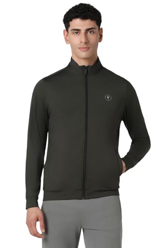 Image of Van Heusen Men's Flex Power Series Full Sleeve Sports Jacket | Zip Front | Perfect for Layering