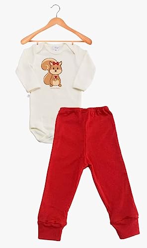Kit Roupa de Bebe 6 Peças Body Manga Longa e Calça Mijão 100% Algodão fio 30 penteado Premium Menino