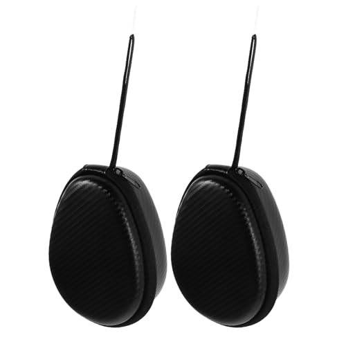 TOKIDNY 2 Piezas Estuche Portátil para Auriculares con Cierre Seguro Bolsa para Almacenamiento de Auriculares y Accesorios Funda Ligera para Viaje y Uso Diario Compatible con Diversos para