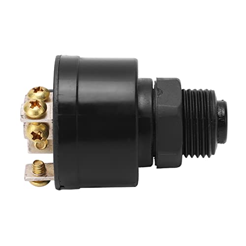 Sonew 【Interruptor de Llave de Encendido】6 Tornillos 3 Posiciones 393301 con 2 Llaves para Barcos OMC