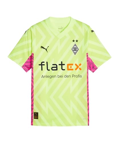 BORUSSIA MÖNCHENGLADBACH Trikot Torwart Herren 2024 gelb, Größe:L, Spielerflock (zzgl. 14.90EUR):ohne Flock