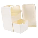 Porte-pinceaux cosmétiques: ce support de rangement peut stocker vos pinceaux cosmétiques quotidiens et les garder mieux organisés, la conception à ouverture vous fait gagner du temps pour trouver ce que vous voulez.
