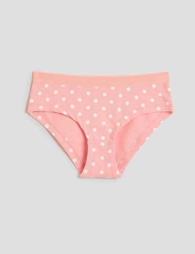 Image of Amazon Brand - Symbol Girls Assorted Prints Cotton Stretchable Briefs with Soft Waistband | Aged 3-14 Years (Available in Combo Pack of 3 and 6)