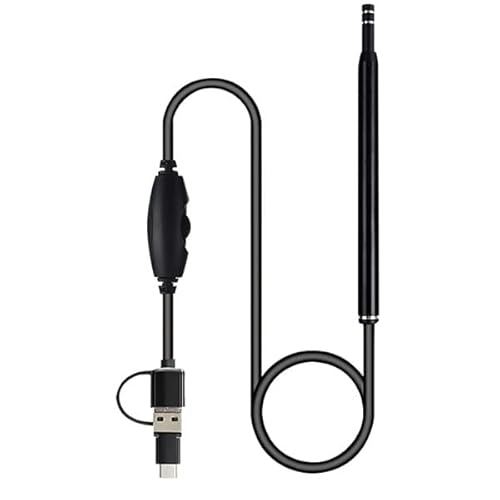 リタプロショップR 耳かき カメラ マイクロスコープ イヤースコープ 耳掃除 5mmレンズ LEDライト付 スマホ PC パソコン 30万画素