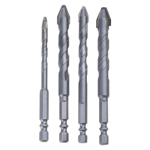 4pcs Strong Drilling Tool Set Multifunction Eccentric Drill Bit for for Home Projects Repair Various Applications Industrial Strength Drill Set