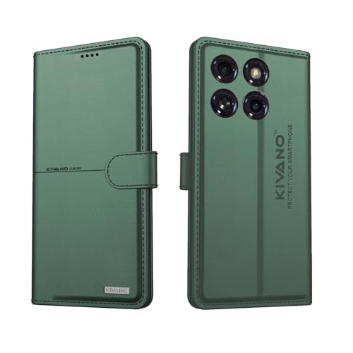 Image of Compatible with Motorola Edge 60 5G / Motorola Edge 60 Fusion 5G Flip Cover | Leather Finish | Inside Pockets & Inbuilt Stand | Shockproof Wallet Style Magnetic Closure Back Cover Case