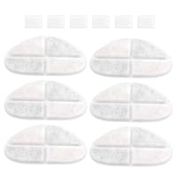 Briny River Ersatzschwämme für Haustiere, kompatibel mit Feelneedy, 7 l, für Katzen und Hunde, 6 Stück (8,7 x 16,5 cm)