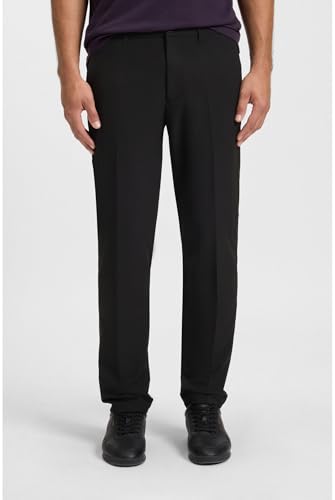 Boss Para Hombre. 50495487 PantalóN Commuter Negro (46), Casual, PoliéSter - 3