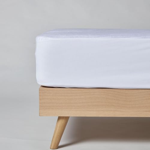 10XDIEZ Protector colchón bambú  Blanco