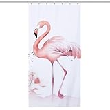 Cortinas de ducha de flamencos para baño, ligeras, impermeables, lavables,...