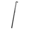 VWP Zadelpen ATB/BMX alu. 27.2-600 zilver