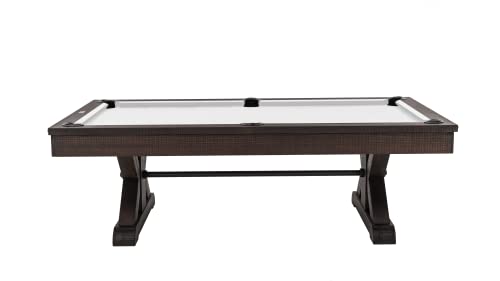 Plank & Hide - Otis Billiard Pool Table (Smokehouse, 8')
