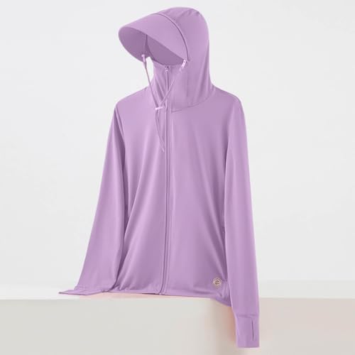 Blouson estival léger pour femmes avec capuche veste zippée décontractée