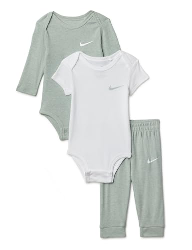 Image of Nike Baby Essentials Bodysuits and Pants 3-Piece Set